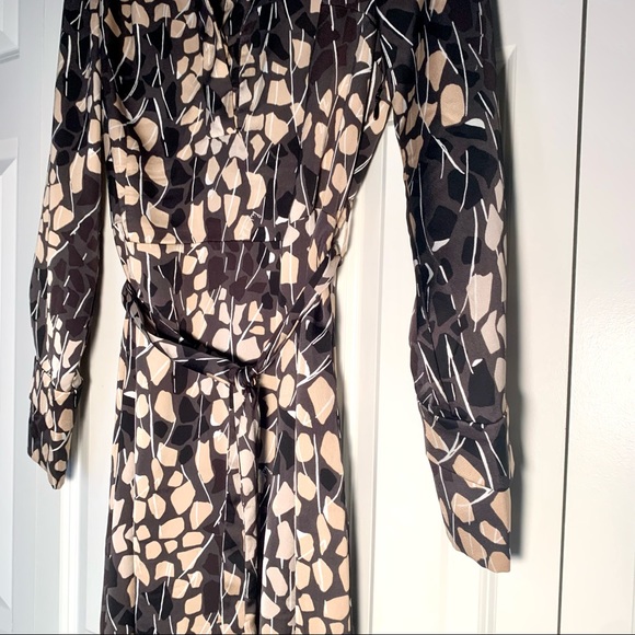 ROBERT ALLAN for H&M Satin Midi Dress in grey, pink, black - Picture 6 of 13